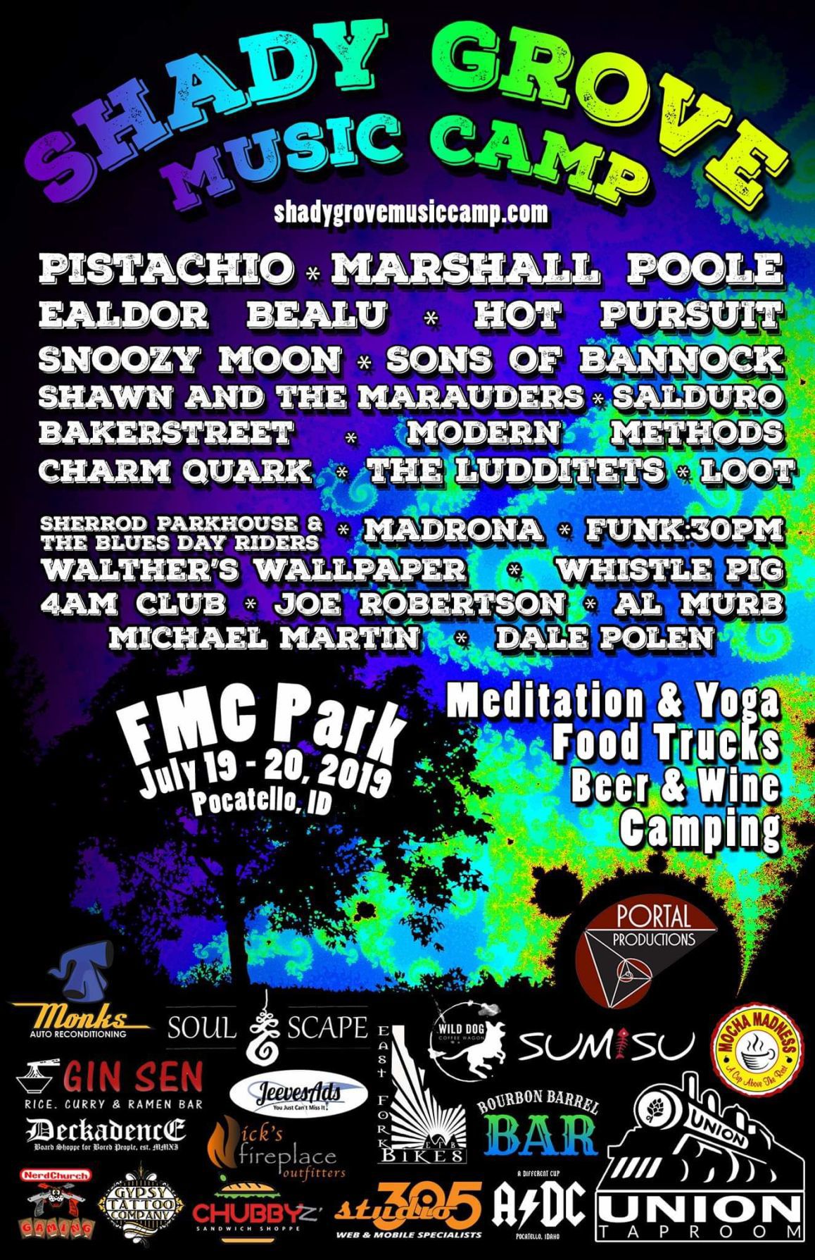 Shady Grove Music Camp Flyer